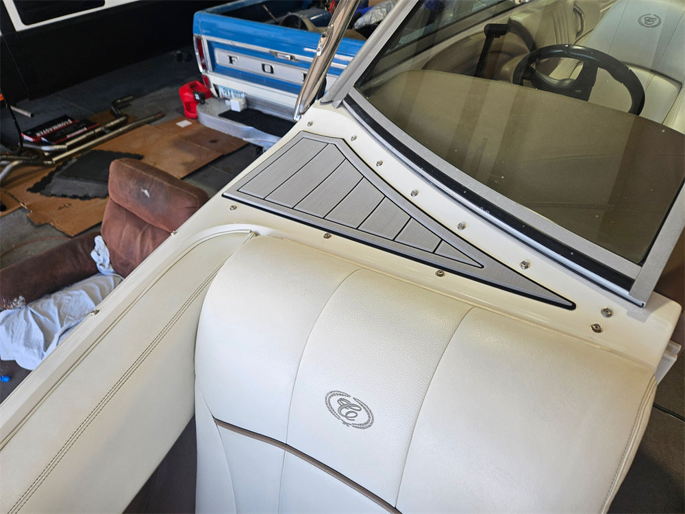 2007 Cobalt 212 Swim Step Transom Bow Pad Boat EVA Foam Faux Teak Deck Floor Mat SeaDek MarineMat Gatorstep Style Self Adhesive