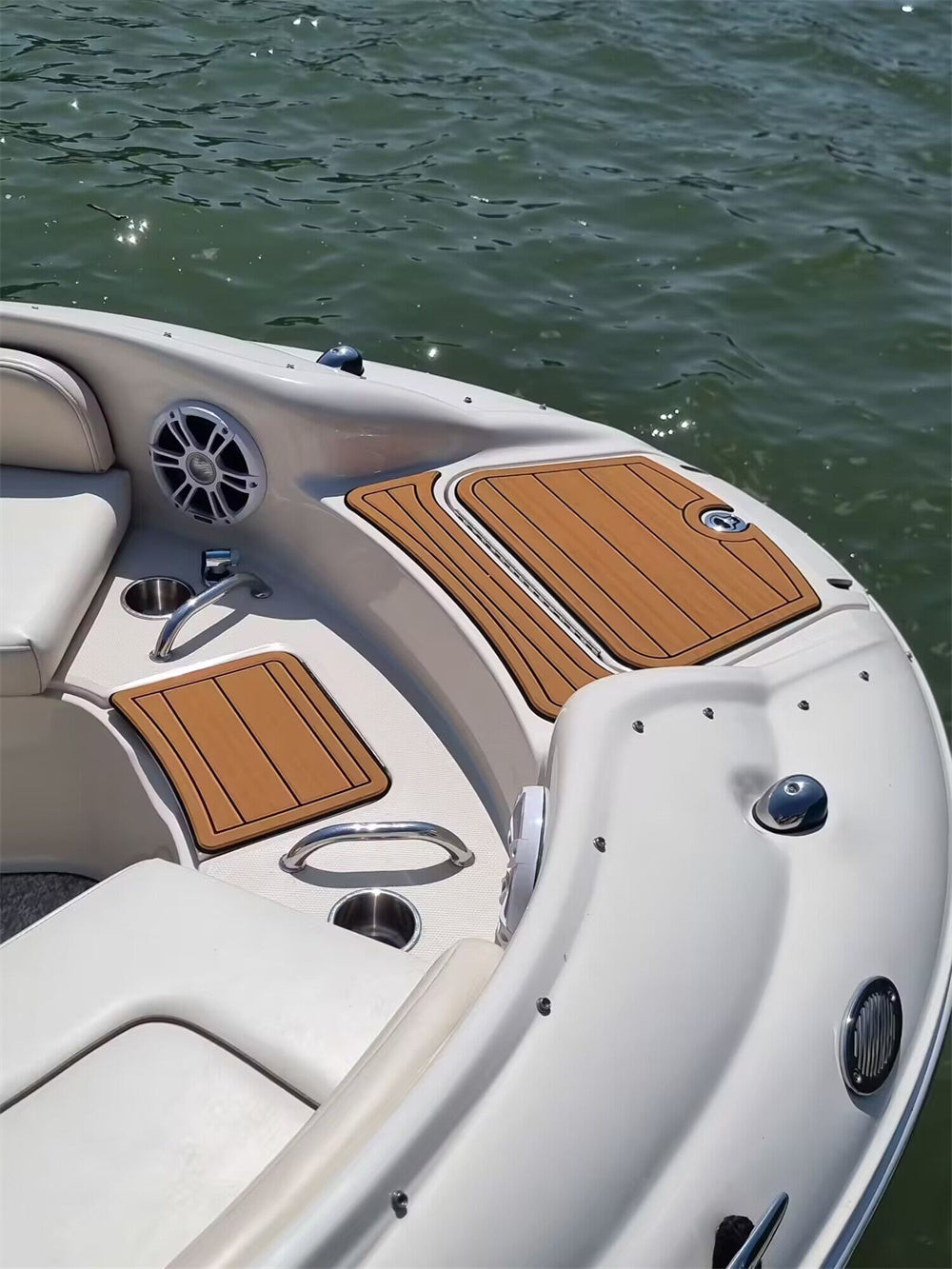 2006 Sea Ray 240 Sundeck Swim Platform Pad Boat EVA Foam Teak Deck Floor Mat