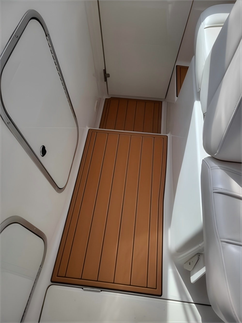 2000 Maxum 280 Swim Platform Cockpit Pad Boat EVA Foam Faux Teak Floor Mat SeaDek MarineMat Gatorstep Style Self Adhesive