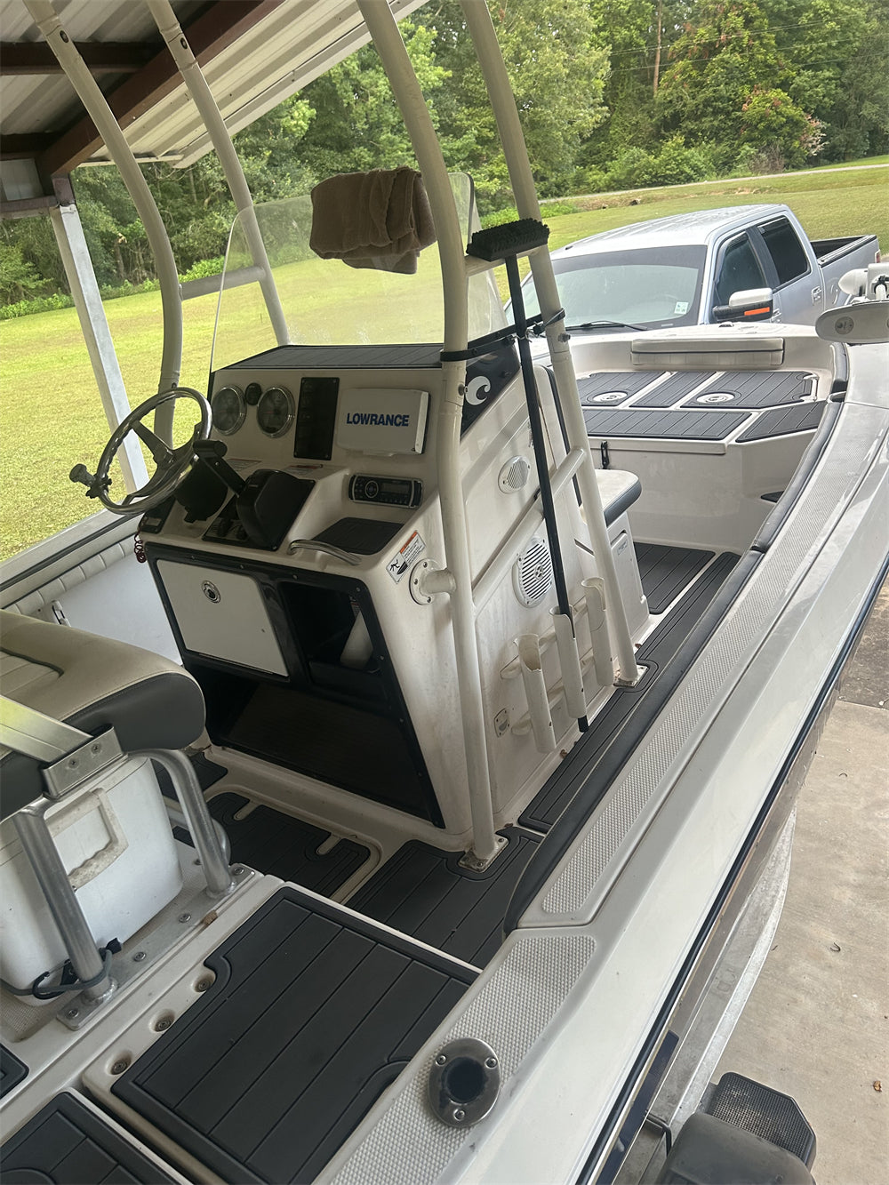 2016 Yamaha 190FSH Sport Swim Platform Cockpit Pad Boat EVA Foam Teak Floor Mat SeaDek MarineMat Gatorstep Style Self Adhesive