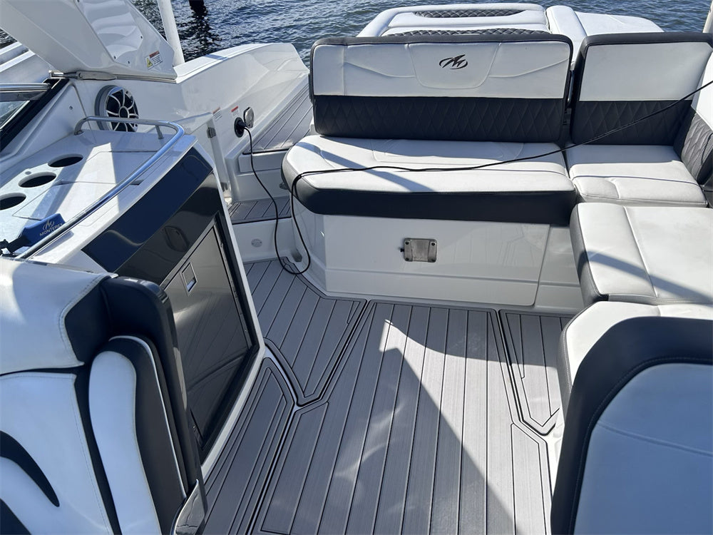 2021 Monterrey 298 SS Swim Platform Cockpit Boat EVA Faux Teak Deck Floor Mat Seadek MarineMat Gatorstep Style Self Adhesive