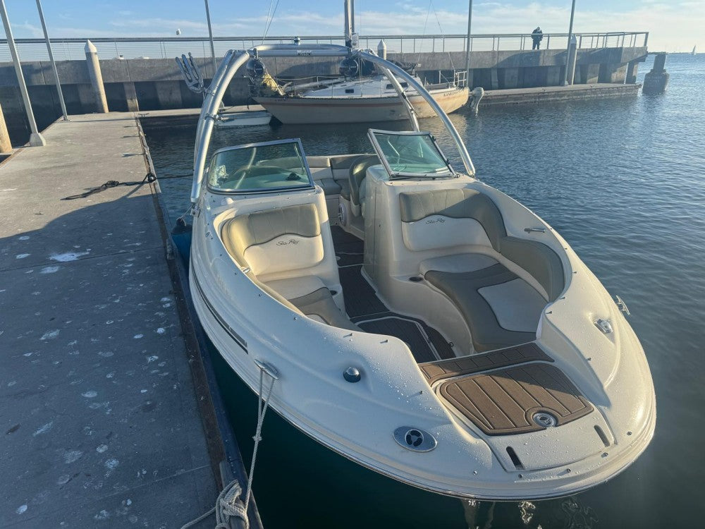 2006 Sea Ray 220 Sundeck Swim Platform Cockpit Pad Boat EVA Foam Teak Deck Floor SeaDek MarineMat Gatorstep Style Self Adhesive