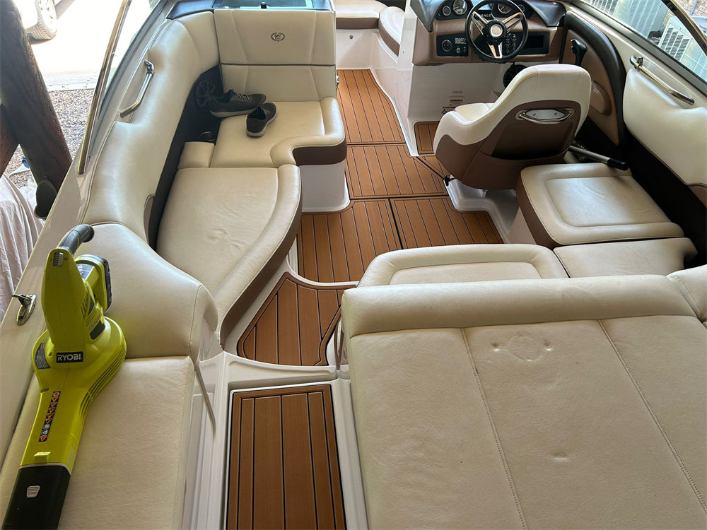 2014 Cobalt 200 Swim Platform Cockpit Pad Boat EVA Foam Teak Deck Flooring Mat SeaDek MarineMat Gatorstep Style Self Adhesive