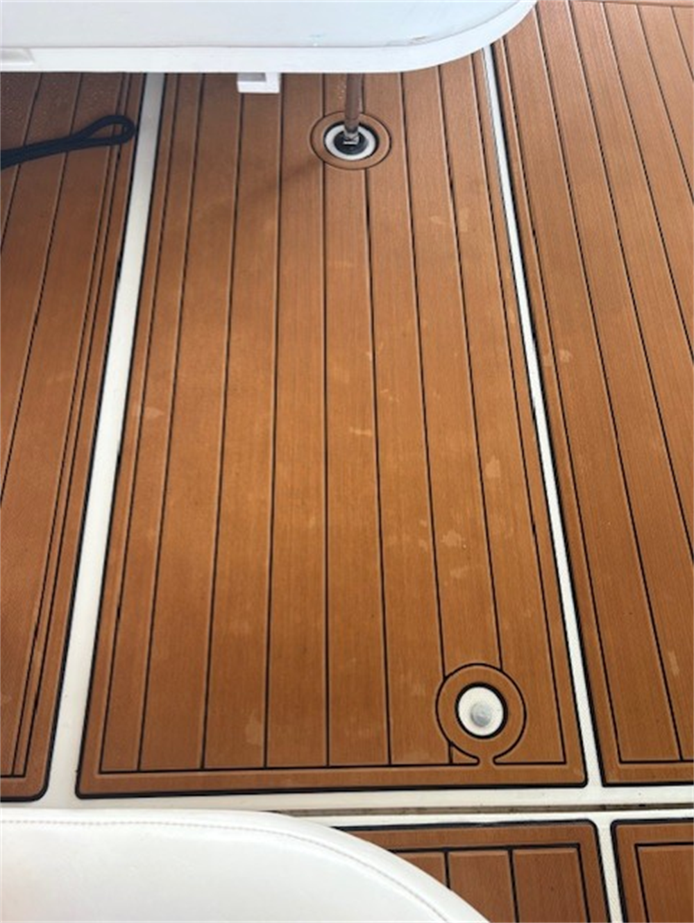 2002-2006 Sea Ray Sundancer 360 Swim Platform Cockpit Pad Boat EVA Teak Floor SeaDek MarineMat Gatorstep Style Self Adhesive