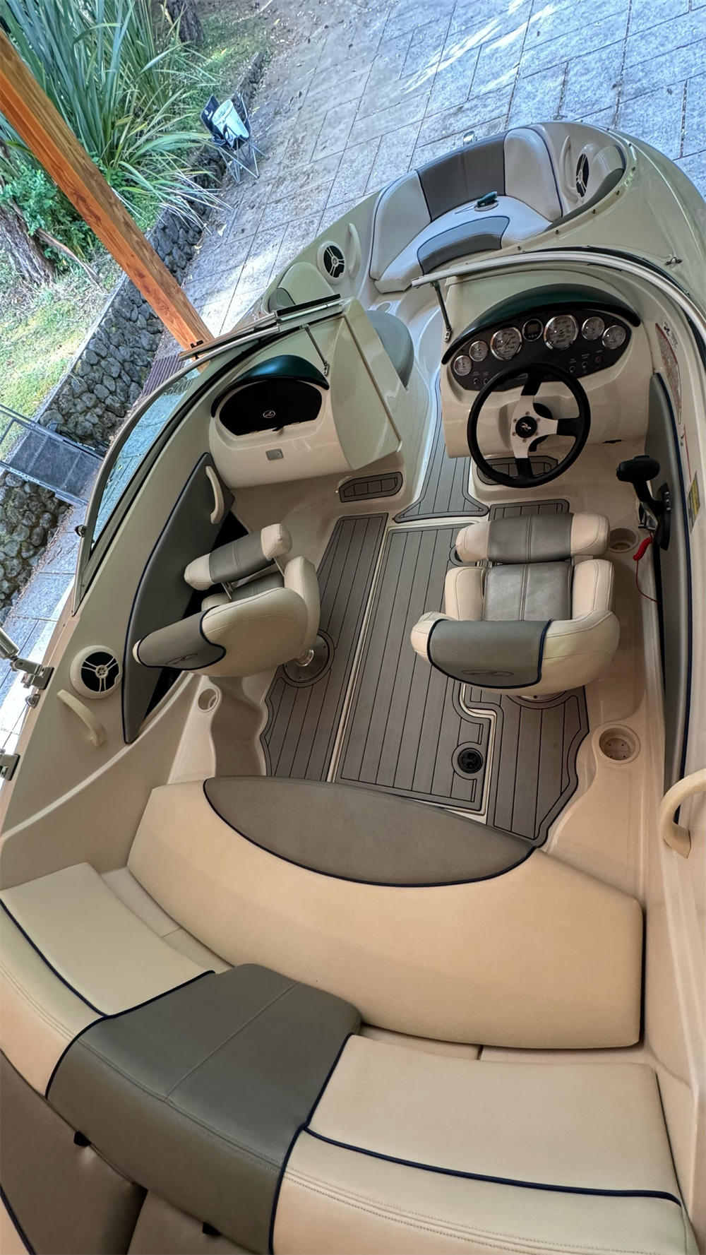 2010 Sea Ray 185 Sport Swim Platform Cockpit Pad Boat EVA Foam Teak Flooring Mat SeaDek MarineMat Gatorstep Style Self Adhesive
