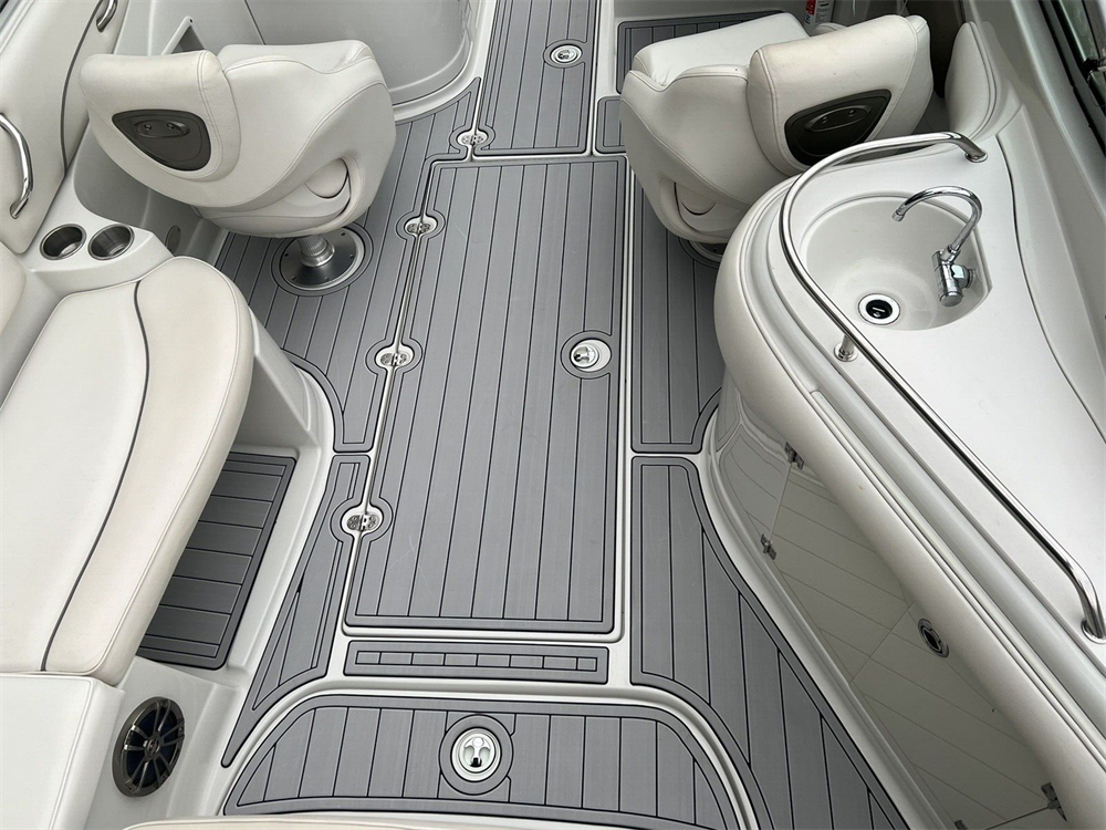 2007 Crownline 240EX Swim Platform Cockpit Pad Boat EVA Teak Deck Flooring Mat SeaDek MarineMat Gatorstep Style Self Adhesive