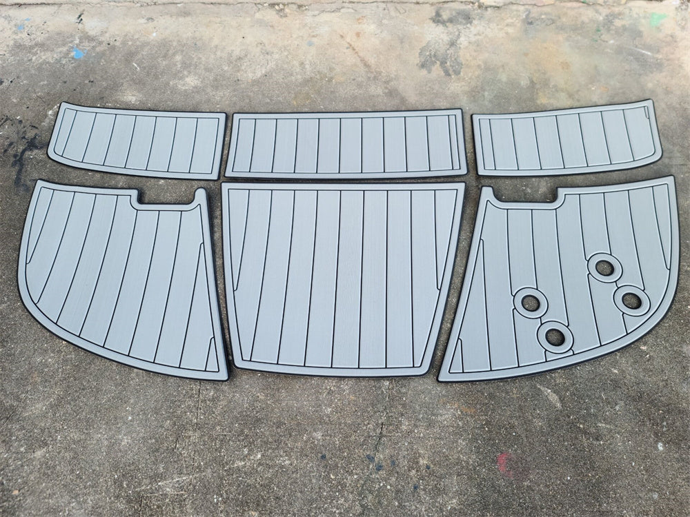 2014 Bayliner 185 Bowrider Swim Platform Boat EVA Foam Teak Deck Floor Pad Mat SeaDek MarineMat Gatorstep Style Self Adhesive