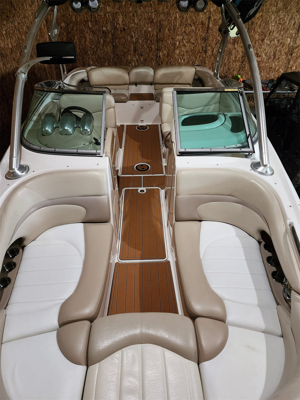 2004-2011 Mastercraft X80 Swim Platform Cockpit Pad Boat EVA Foam Teak Floor Mat SeaDek MarineMat Gatorstep Style Self Adhesive