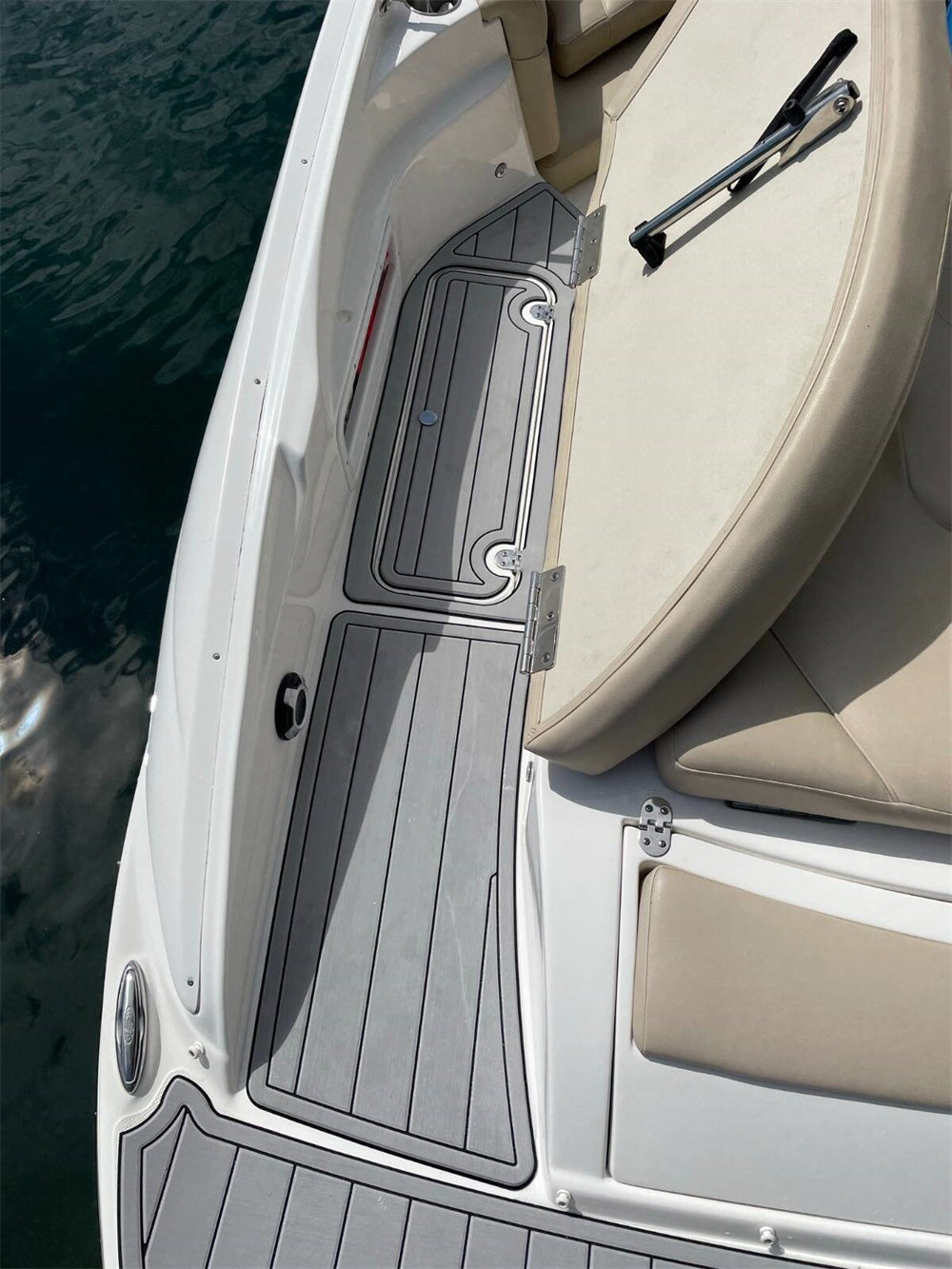 2013 Rinker 226 BR Captiva Swim Platform Pad Boat EVA Foam Teak Deck Floor Mat