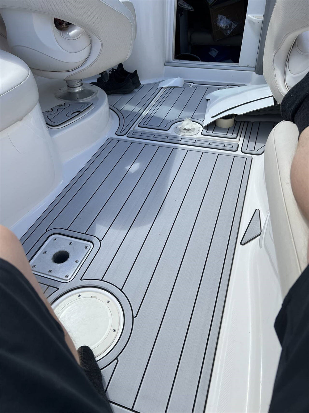 2004 Chaparral 265 SSI Swim Platform Cockpit Boat EVA Foam Teak Deck Floor Pad SeaDek MarineMat Gatorstep Style Self Adhesive