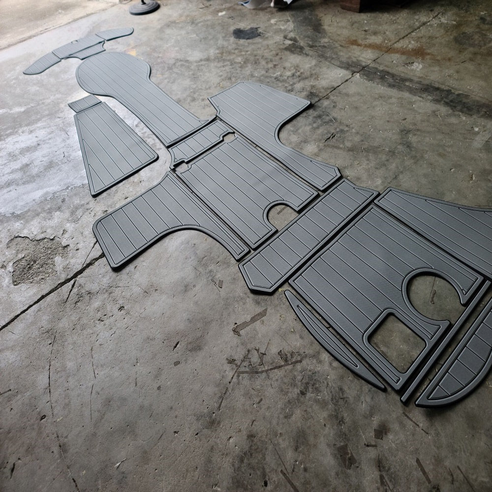 Chaparral 254 Swim Step Platform Cockpit Boat EVA Foam Teak Deck Floor Pad Mat SeaDek MarineMat Gatorstep Style Self Adhesive