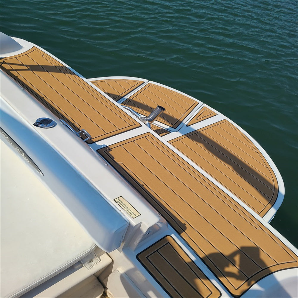 2001 Sea Ray 225 Weekender Swim Platform Pad Boat EVA Foam Teak Deck Floor Mat SeaDek MarineMat Gatorstep Style Self Adhesive