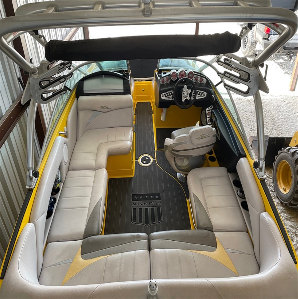 2006-2011 Mastercraft X2 Cockpit Pad Boat EVA Foam Faux Teak Deck Floor Mat SeaDek MarineMat Gatorstep Style Self Adhesive