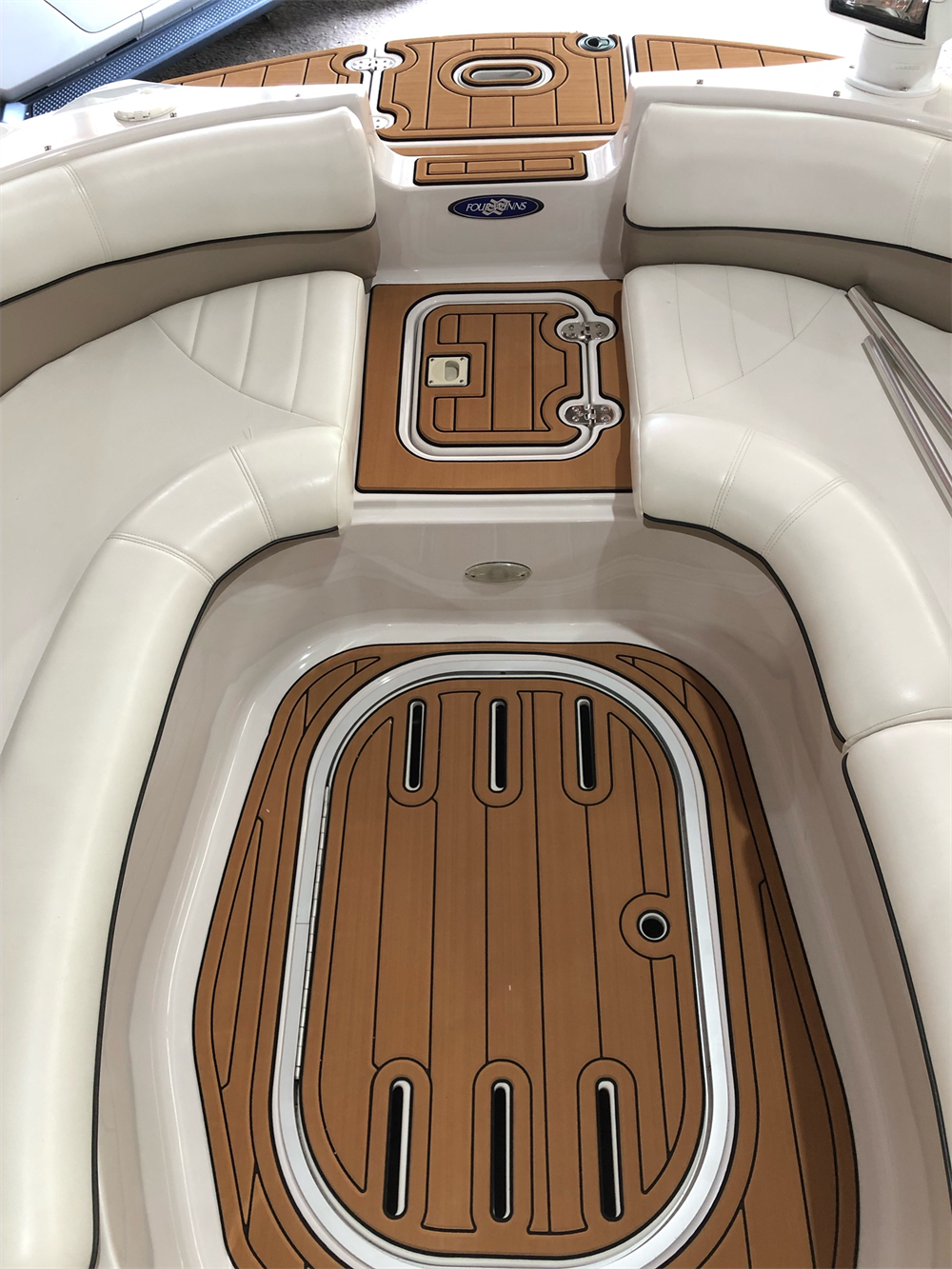 2005 Four Winns 234 Funship Swim Platform Cockpit Mat Boat EVA Teak Flooring Pad