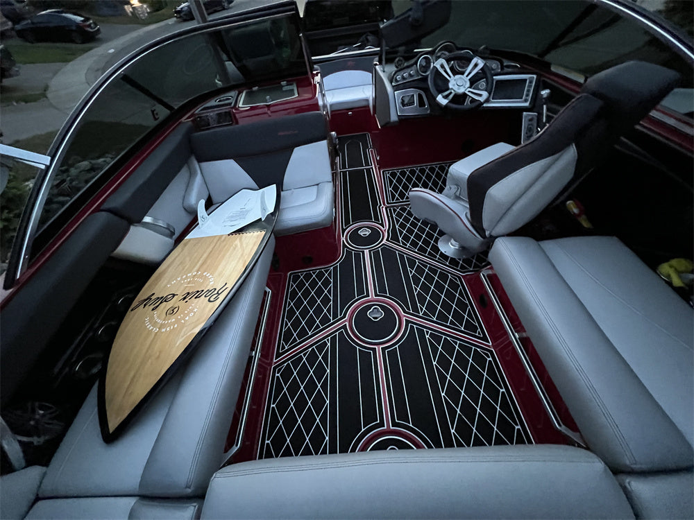 2018 Mastercraft XT20 Cockpit Floor Pad Boat EVA Foam Teak Deck Flooring Mat