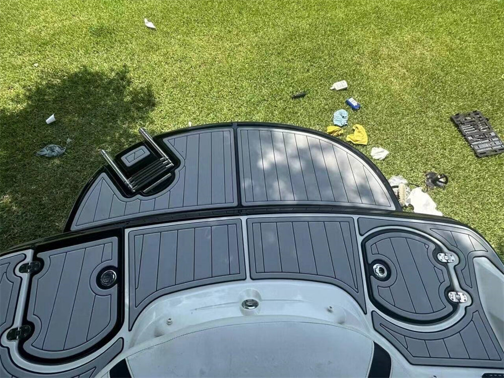2018 Monterey 204 FE Swim Platform Step Pad Boat EVA Foam Faux Teak Deck Flooring SeaDek MarineMat Gatorstep Style Self Adhesive