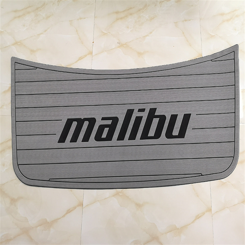 2012 Malibu TXI Swim Platform With Hatch Cutout Boat Pad EVA Foam Faux Teak Deck Floor Mat Seadek MarineMat Gatorstep Style Self Adhesive