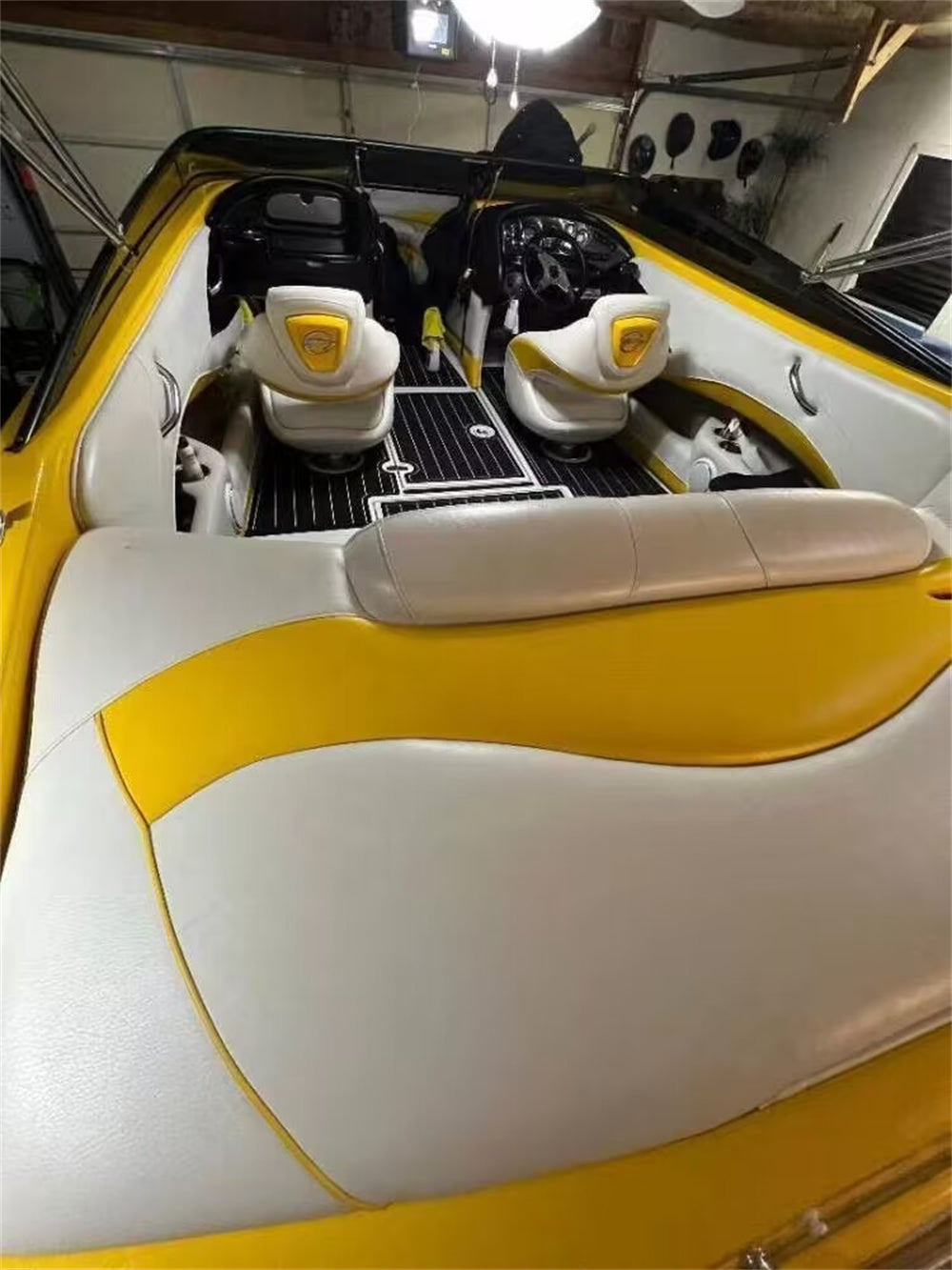 2011 Crownline 21SS Swim Platform Cockpit Boat EVA Faux Foam Teak Deck Floor Pad Seadek MarineMat Gatorstep Style Self Adhesive