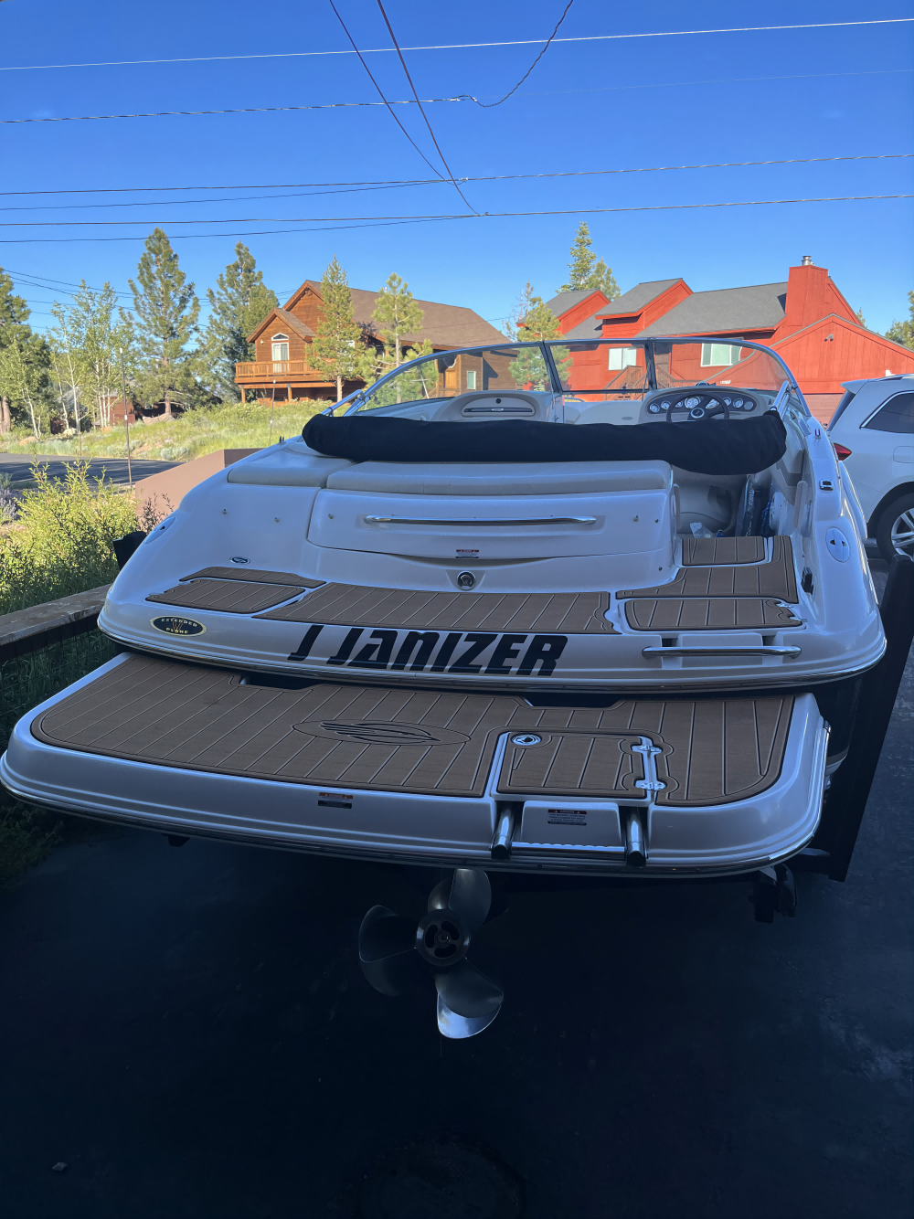 2003-2007 Chaparral 220 Swim Platform Cockpit Boat EVA Foam Teak Deck Floor Pad SeaDek MarineMat Style Self Adhesive