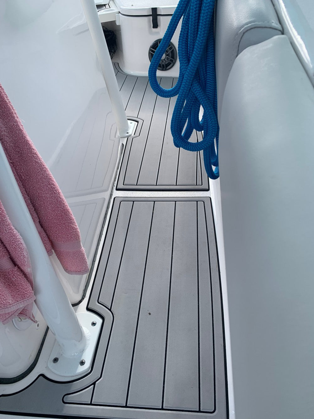 2022 Sea Fox 248 Commander Cockpit Boat EVA Foam Faux Deck Floor Pad Mat SeaDek MarineMat Gatorstep Style Self Adhesive