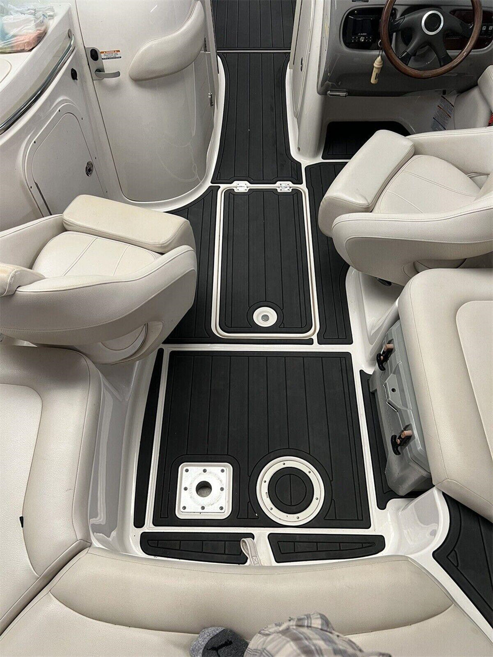 2005 Chaparral 236 Sunesta Swim Platform Cockpit Bow Boat EVA Foam Teak Floor Pad SeaDek MarineMat Style Self Adhesive