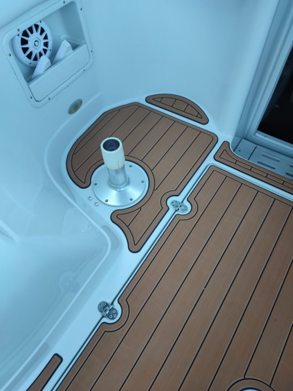 2005 Crownline 275 CCR Swim Platform Cockpit Boat EVA Foam Teak Deck Floor Pad SeaDek MarineMat Style Self Adhesive