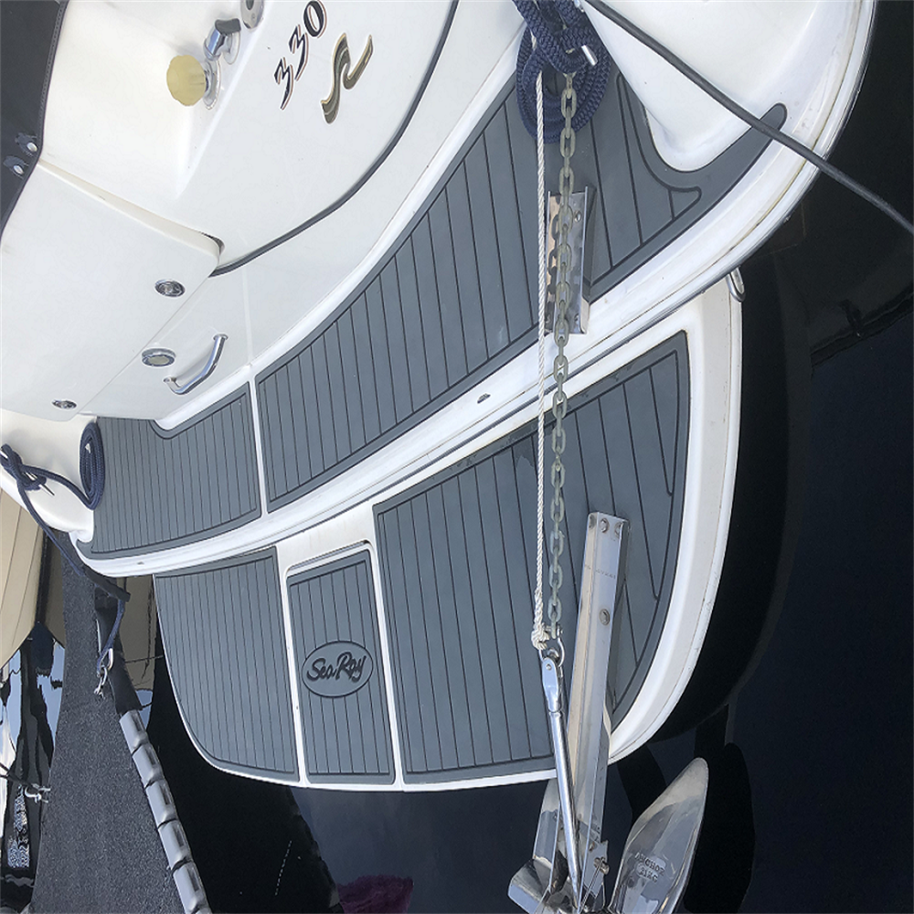 1998 Sea Ray 330 SD Swim Platform Pad Boat EVA Foam Faux Teak Deck Floor Mat SeaDek MarineMat Gatorstep Style Self Adhesive