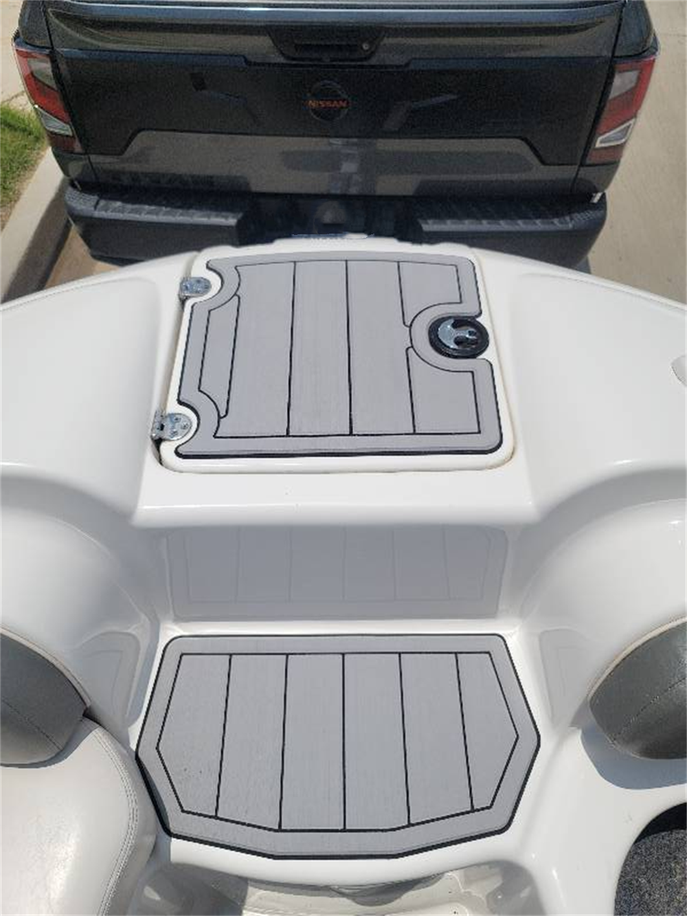 2007 Yamaha AR210 Swim Platform Cockpit Pad Boat EVA Foam Teak Deck Floor Mat SeaDek MarineMat Gatorstep Style Self Adhesive