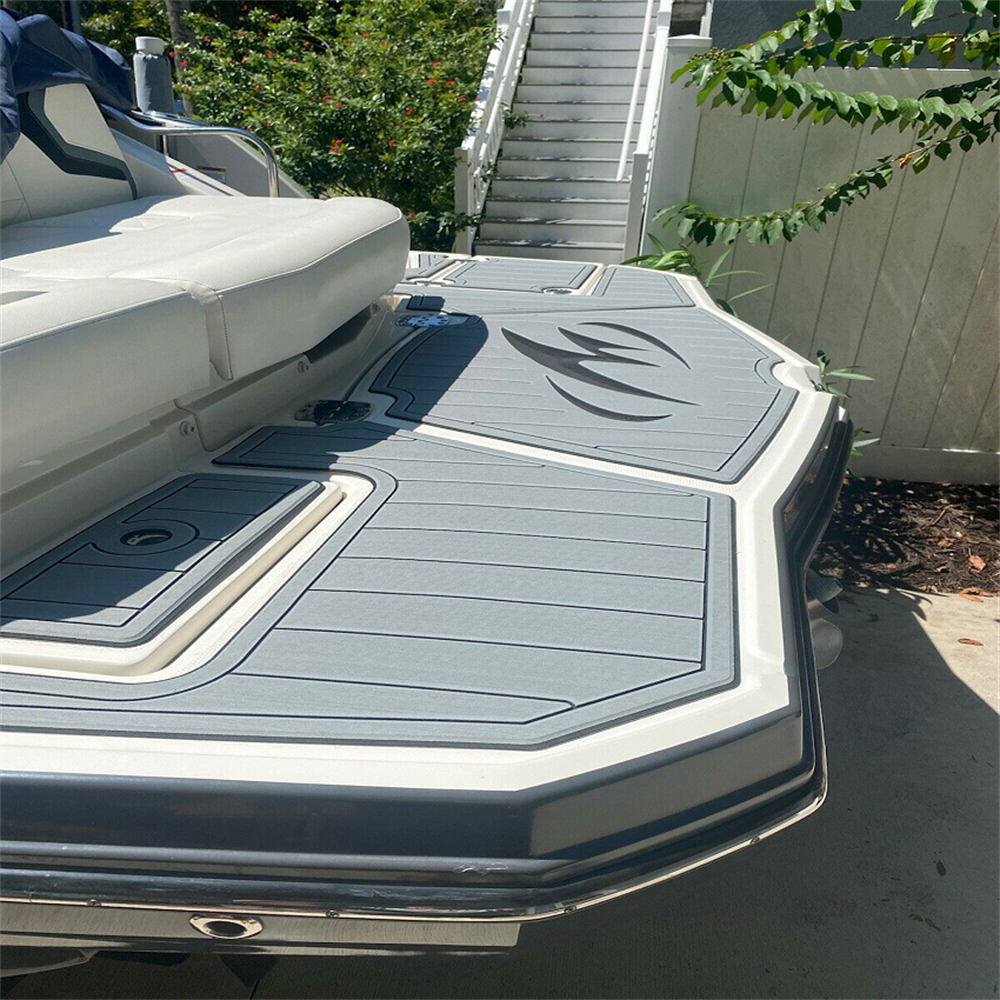 2011 Monterey M3 Swim Platform Step Pad Boat EVA Foam Faux Teak Deck Floor Mat SeaDek MarineMat Gatorstep Style Self Adhesive