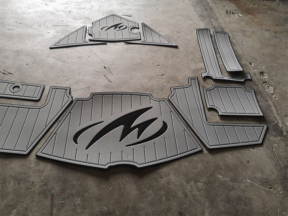 2011 Monterey M3 Swim Platform Step Pad Boat EVA Foam Faux Teak Deck Floor Mat SeaDek MarineMat Gatorstep Style Self Adhesive