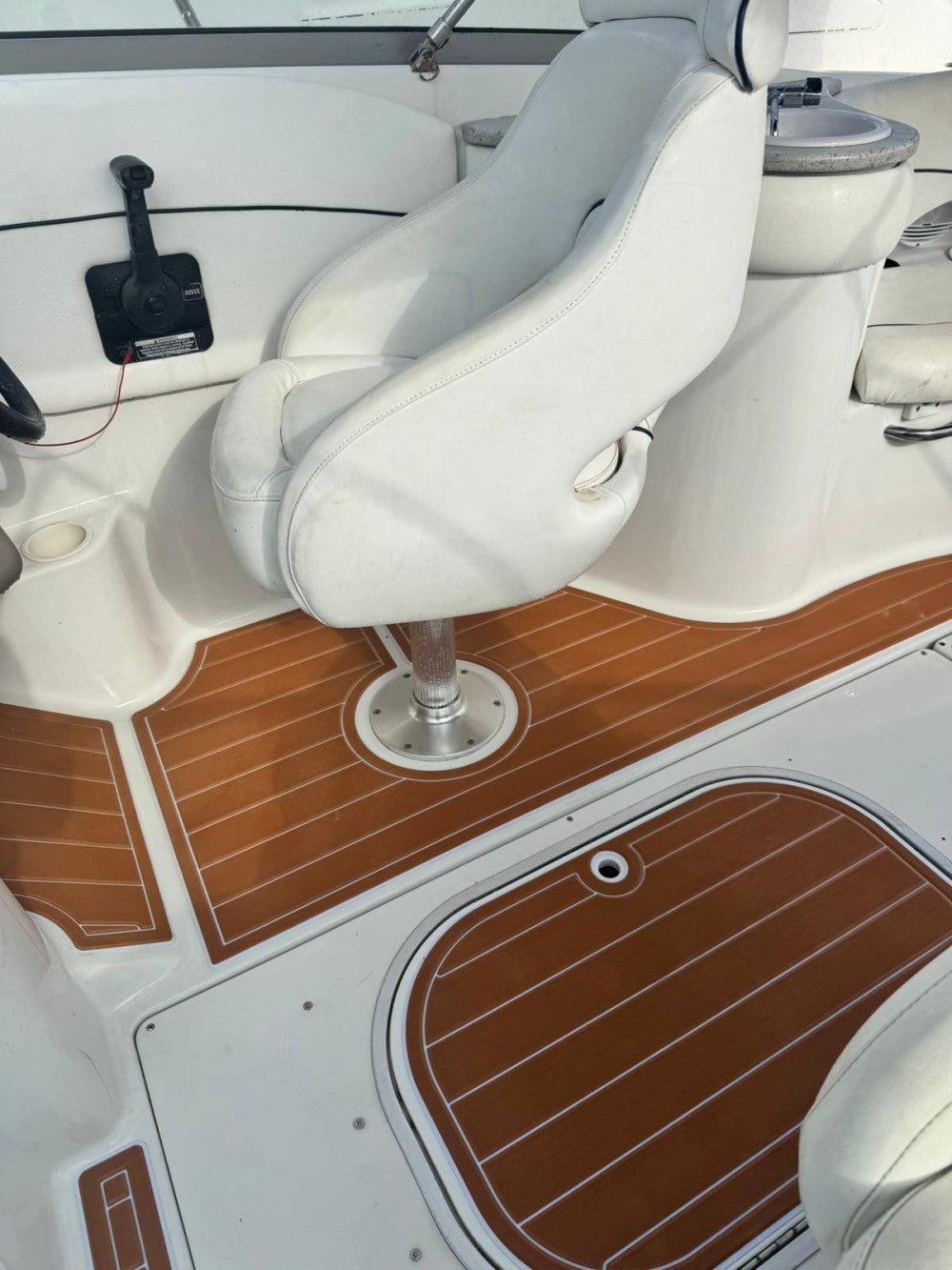 2005 Four Winns 245 Sundowner Swim Platform Cockpit Pad Boat EVA Teak Deck Floor SeaDek MarineMat Gatorstep Style Adhesive