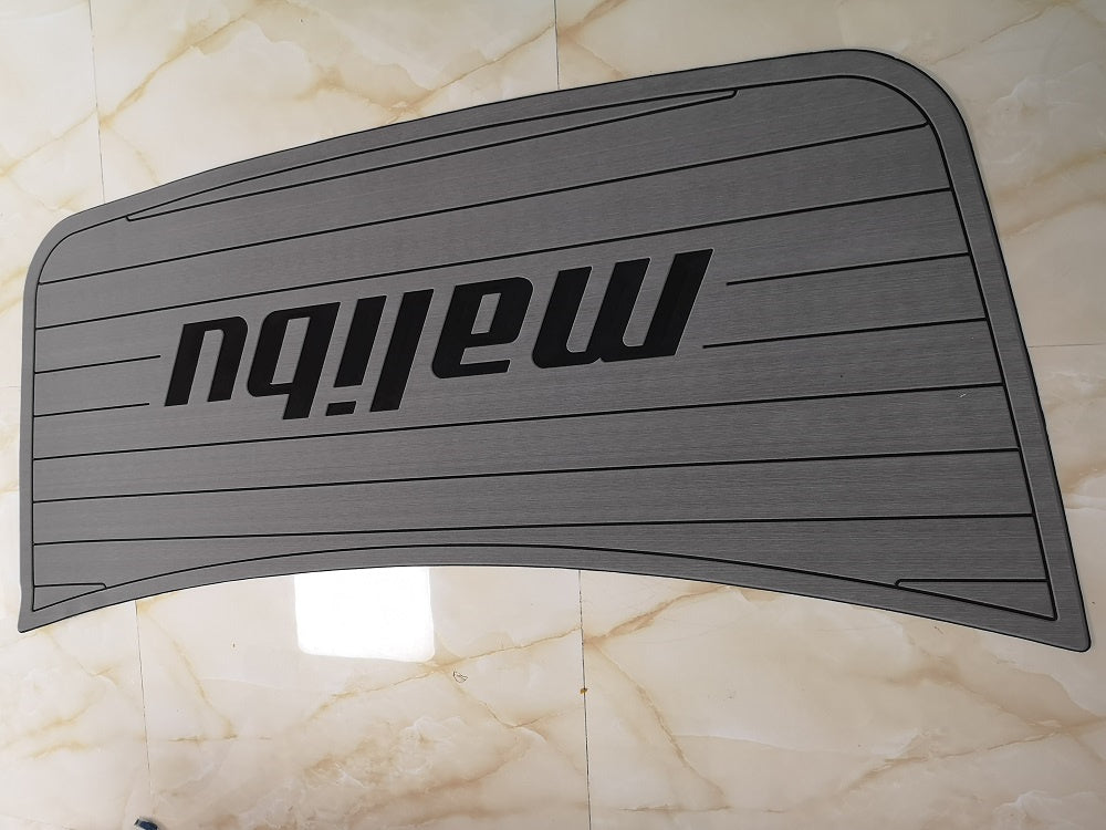 Malibu MSP1 Swim Platform Step Pad Boat EVA Foam Faux Teak Deck Floor Mat SeaDek MarineMat Gatorstep Style Self Adhesive