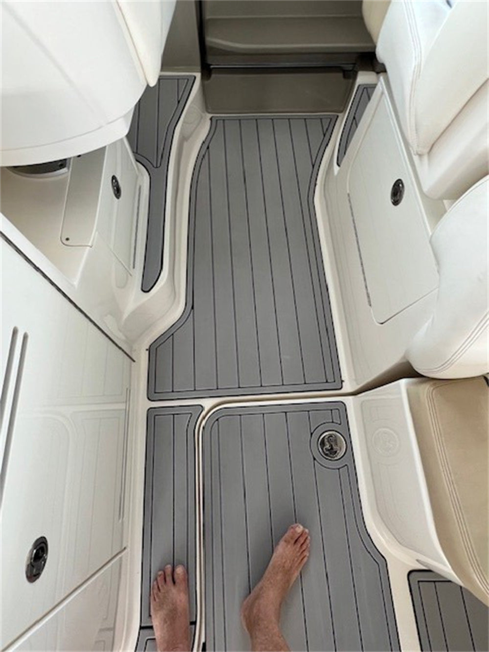 2011 Sea Ray Sundancer 350 Swim Platform Cockpit Mat Boat EVA Foam Teak Floor Pad SeaDek MarineMat Gatorstep Style Self Adhesive