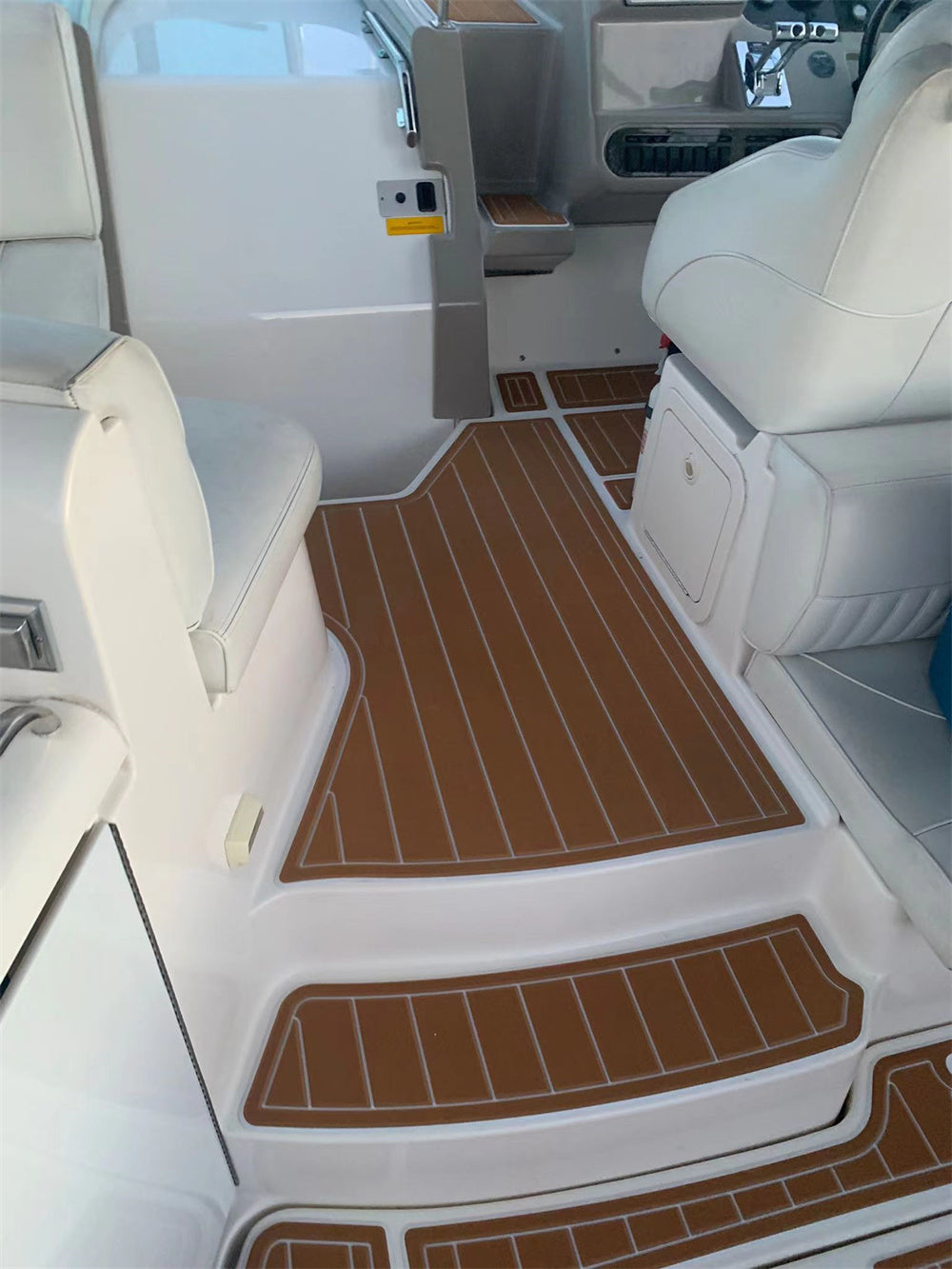2002 Cruiser Yachts 3470 Express Swim Platform Cockpit Pad Boat EVA Teak Floor SeaDek MarineMat Gatorstep Style Self Adhesive