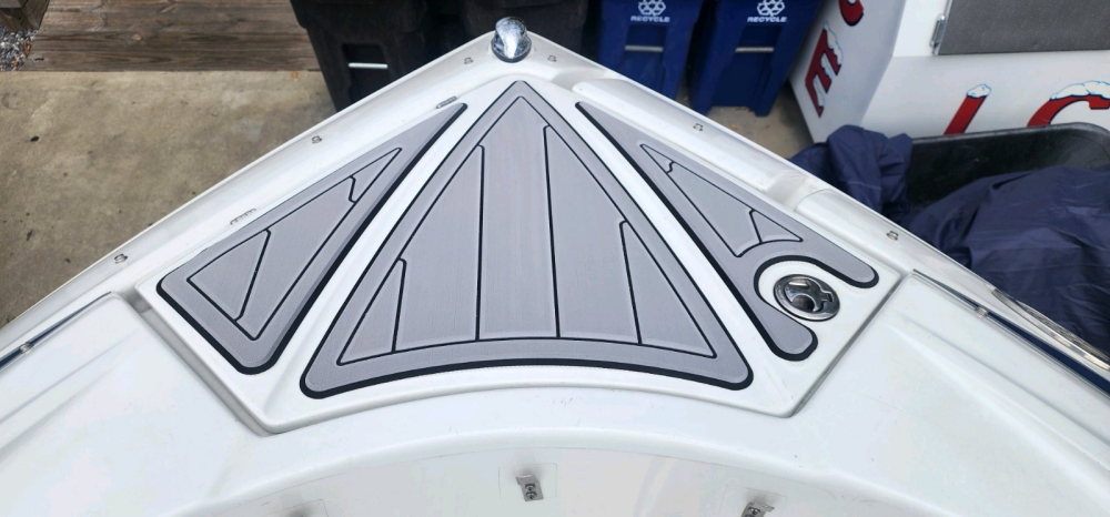 2008 Azure 298 Swim Platform Cockpit Pad Boat EVA Foam Faux Teak Deck Floor Mat SeaDek MarineMat Gatorstep Style Self Adhesive