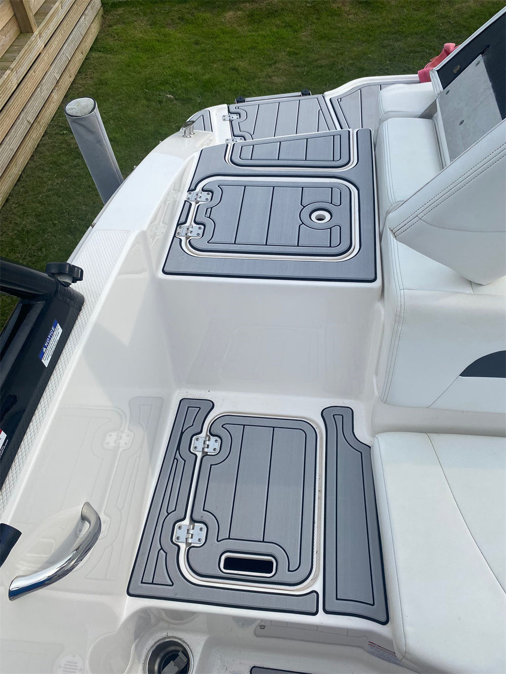 2015 Chaparral 19 H20 Swim Platform Cockpit Pad Boat EVATeak Deck Floor Mat SeaDek MarineMat Gatorstep Style Self Adhesive
