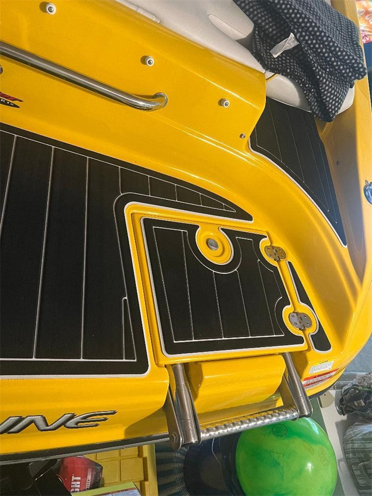 2011 Crownline 21SS Swim Platform Cockpit Boat EVA Faux Foam Teak Deck Floor Pad Seadek MarineMat Gatorstep Style Self Adhesive