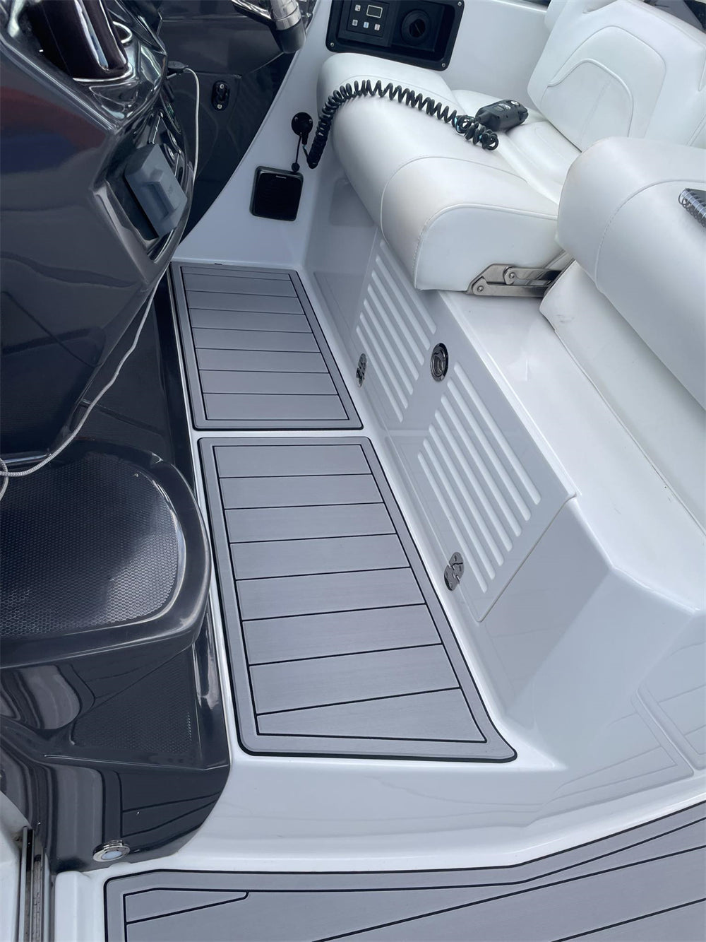 2015 Monterey 355 SSY Swim Platform Cockpit Pad Boat EVA Foam Teak Deck Flooring Mat SeaDek MarineMat Style Self Adhesive