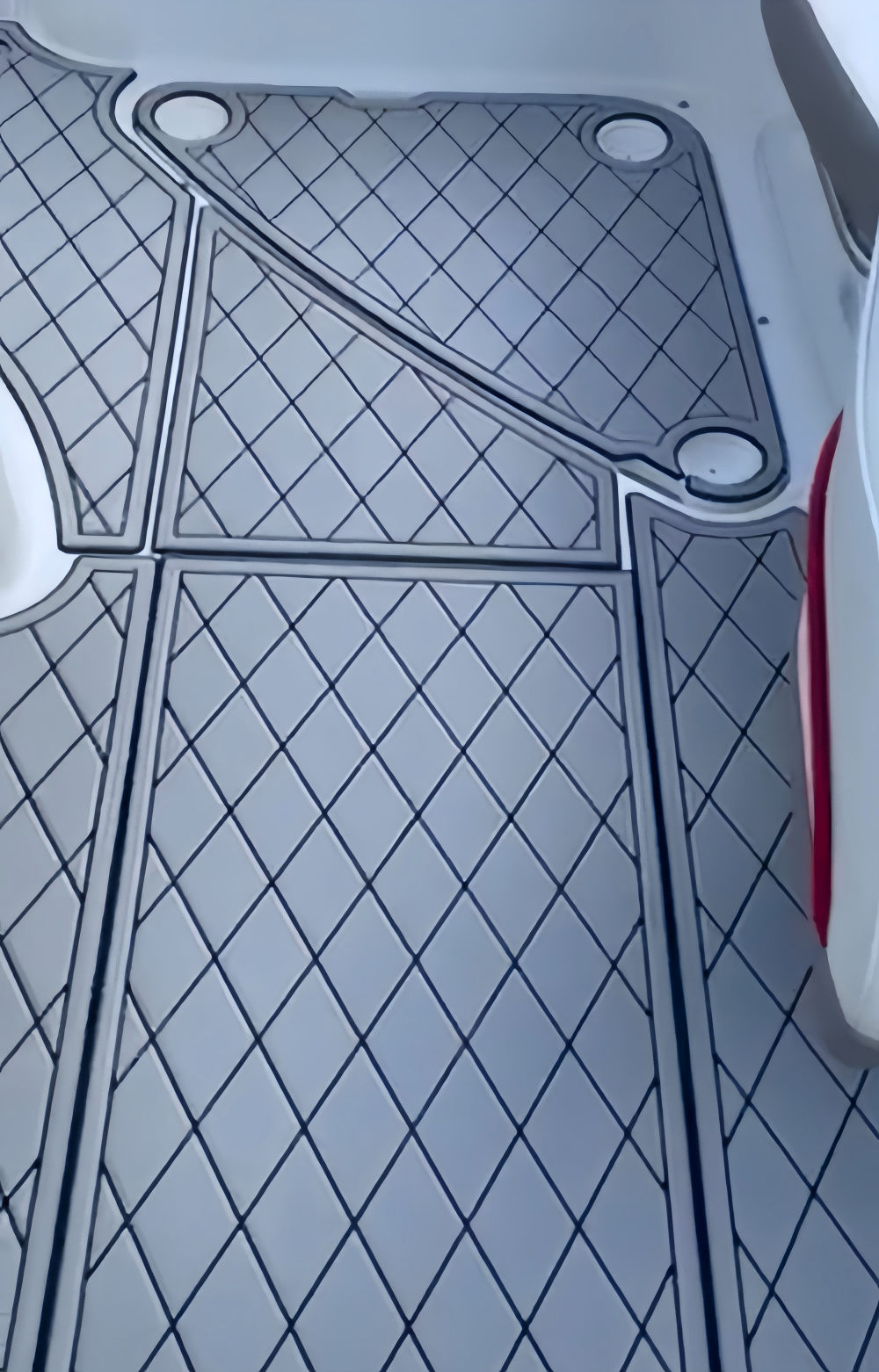 2004 Cobalt 240 Swim Platform Cockpit Pad Boat EVA Foam Faux Teak Deck Floor Mat Seadek MarineMat Gatorstep Style Self Adhesive