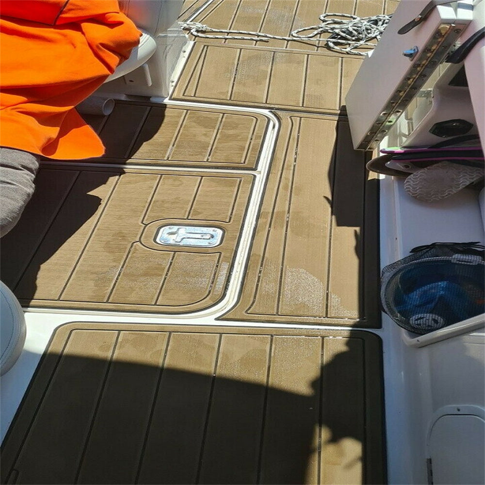 2004 Four Winns 248 Vista Swim Platform Cockpit Boat EVA Teak Deck Floor Pad Mat SeaDek MarineMat Gatorstep Style Self Adhesive