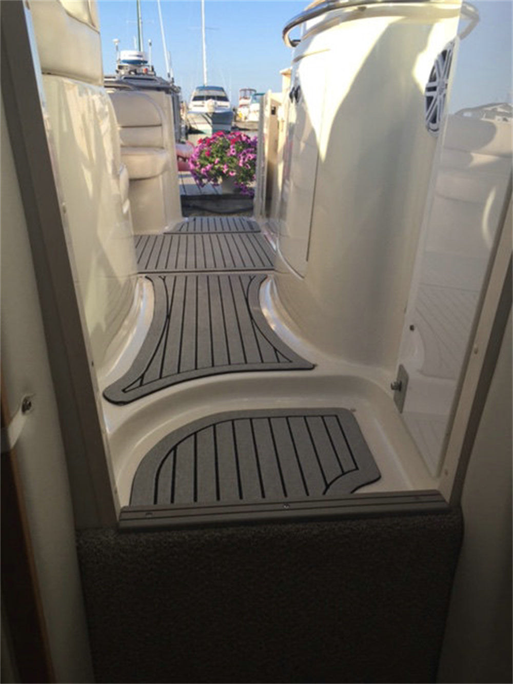 1999 Maxum 3000 SCR Swim Platform Cockpit Pad Boat EVA Faux Foam Teak Deck Floor SeaDek MarineMat Gatorstep Style Self Adhesive