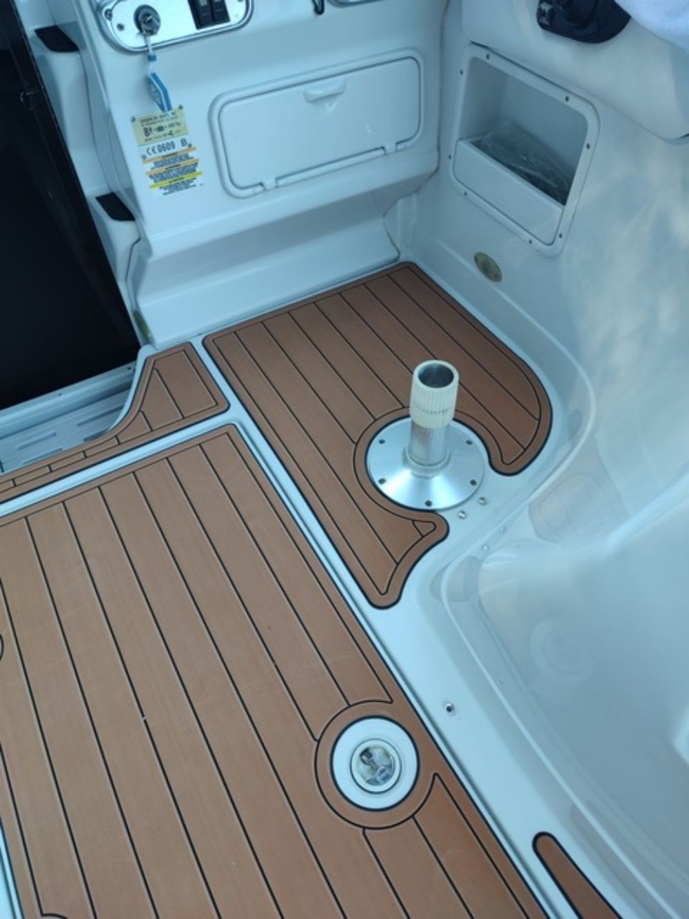 2005 Crownline 275 CCR Swim Platform Cockpit Boat EVA Foam Teak Deck Floor Pad SeaDek MarineMat Style Self Adhesive