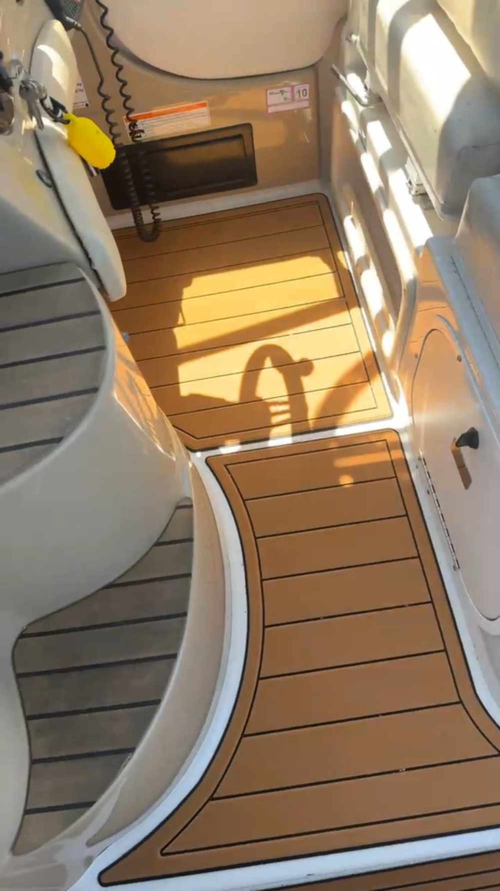 2008 Four Winns Vista 278 Swim Platform Cockpit Pad Boat EVA Foam Faux Deck Floor Mat Seadek MarineMat Gatorstep Style Self Adhesive