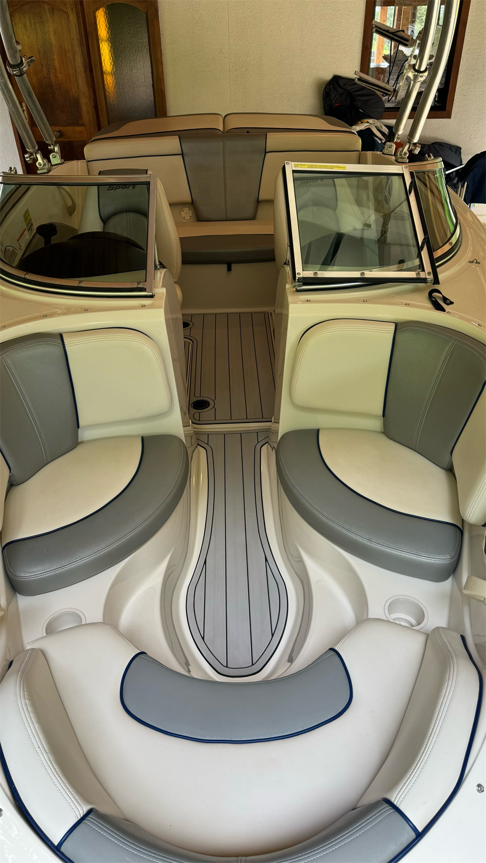 2010 Sea Ray 185 Sport Swim Platform Cockpit Pad Boat EVA Foam Teak Flooring Mat SeaDek MarineMat Gatorstep Style Self Adhesive