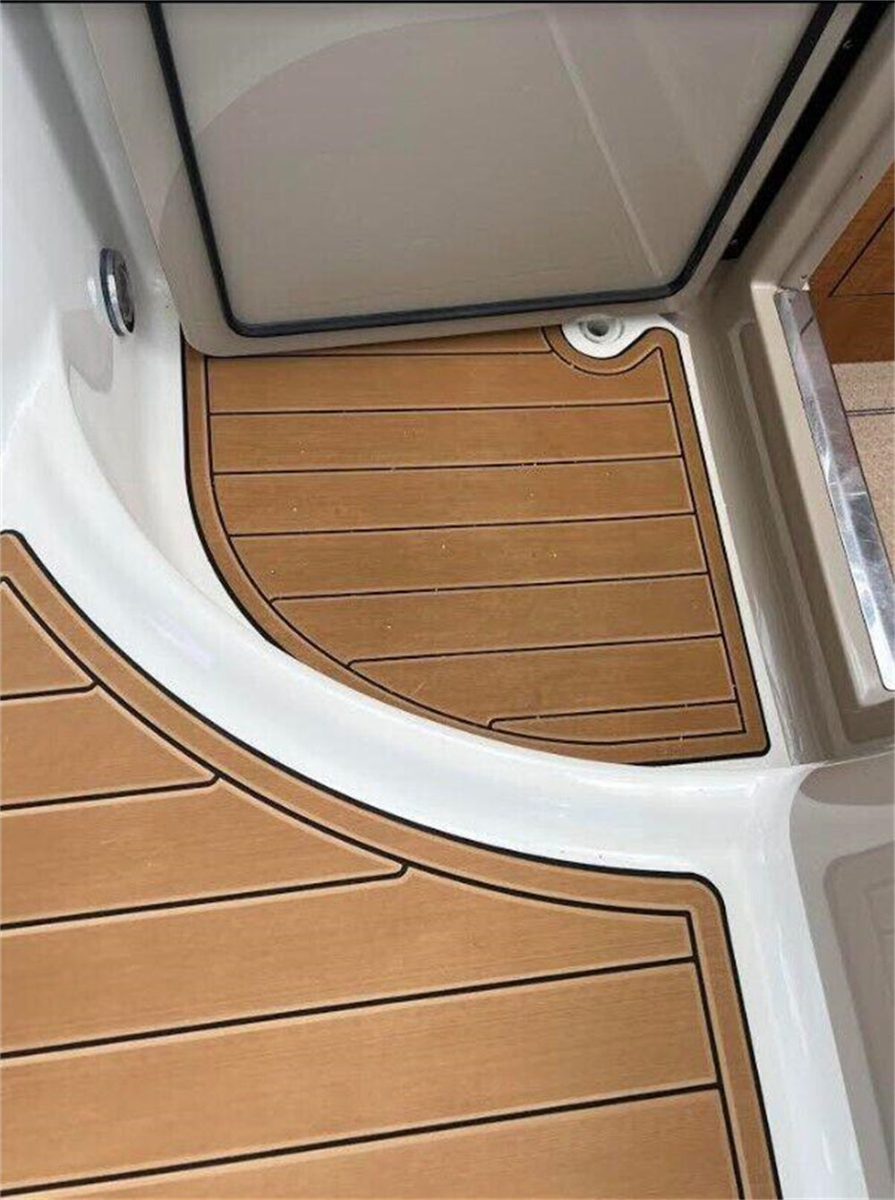2007 Sea Ray Sundancer 290 Swim Step Cockpit Pad Boat EVA Foam Teak Deck Floor