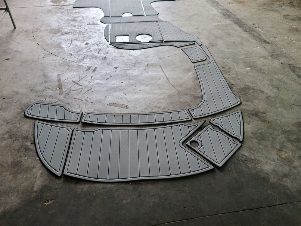 Chaparral 254 Swim Step Platform Cockpit Boat EVA Foam Teak Deck Floor Pad Mat SeaDek MarineMat Gatorstep Style Self Adhesive