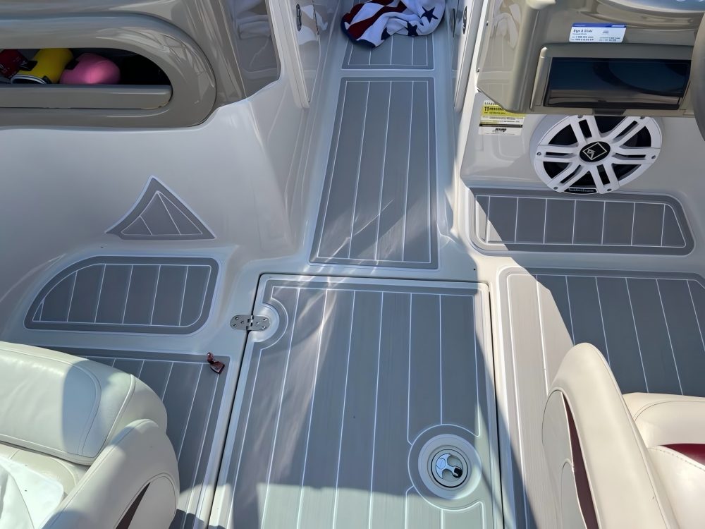 2007 Crownline 230 LS Swim Platform Cockpit Boat EVA Faux Teak Deck Floor Pad Mat SeaDek MarineMat Gatorstep Style Self Adhesive