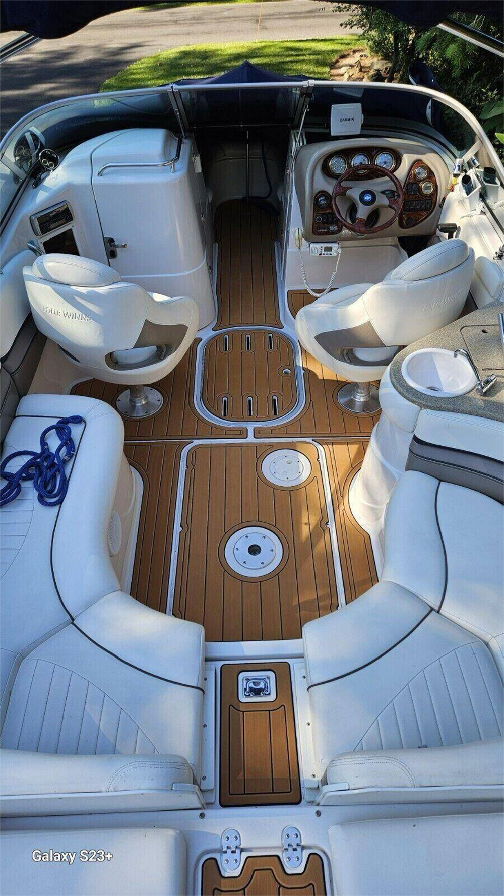 2004 Four Winns Horizon 230 Swim Step Cockpit Boat EVA Foam Teak Floor Pad Mat SeaDek Marine Mat Gatorstep Style Self Adhesive