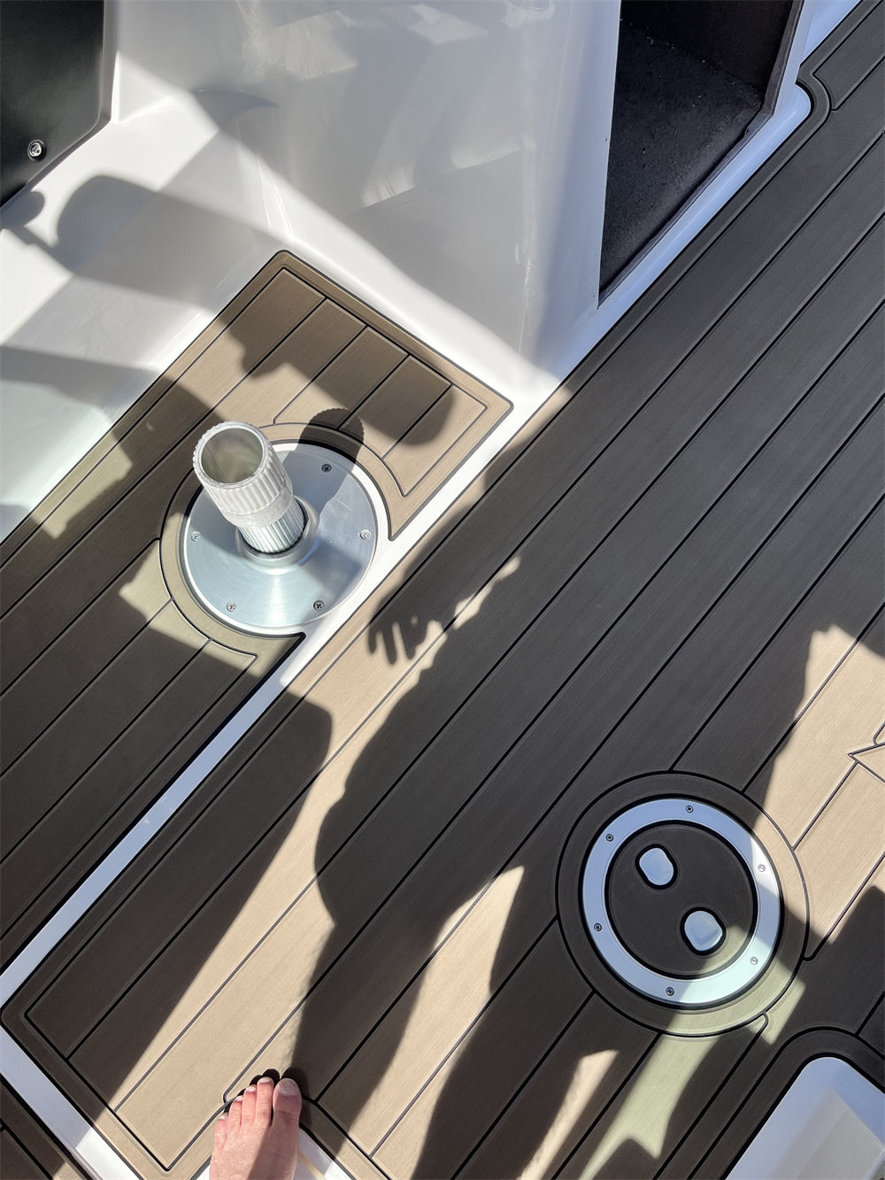 2008-2014 Mastercraft X35 Swim Platform Cockpit Pad Boat EVA Teak Deck Floor Mat SeaDek MarineMat Style Self Adhesive