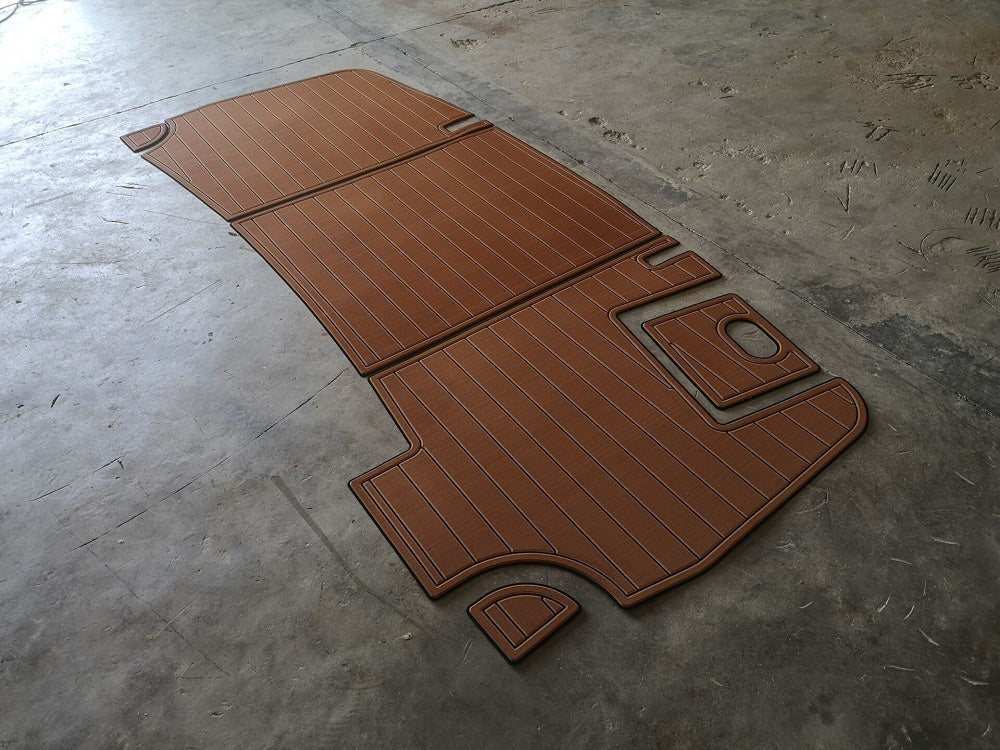 Four Winns 328 Vista Swim Platform Boat EVA Foam Faux Teak Deck Floor Pad Mat SeaDek MarineMat Gatorstep Style Self Adhesive